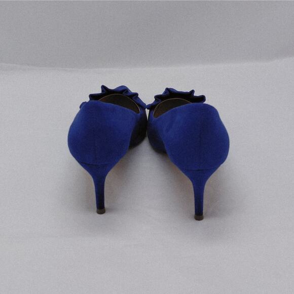 Journee Collection Womens Pumps Size 6 Blue Pointed Toe Heels Formal Wedding - Picture 6 of 9